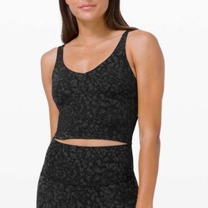 Lululemon Align Tank Wild Thing Camo Deep Coal Multi size 8